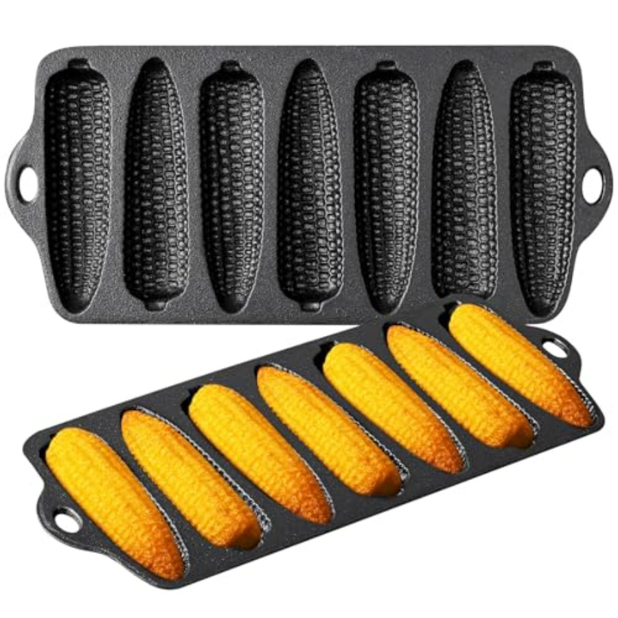 Cast Iron Corn - 2 Pcs Cast Iron Corn Stick