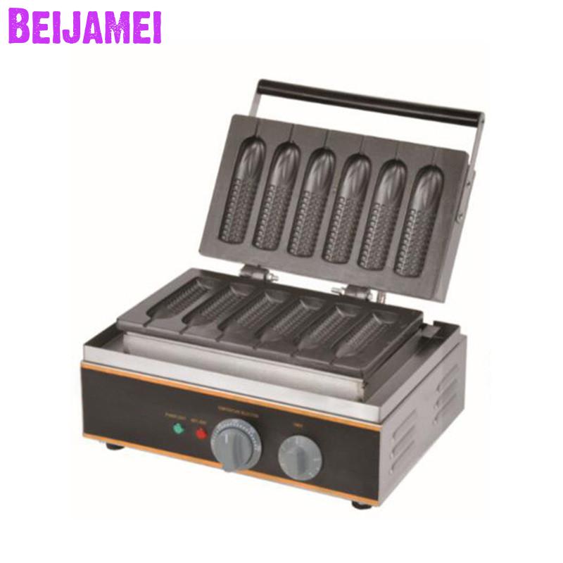 BEIJAMEI Commercial Non-stick  - Corn Dog Stick ulasan dan harga