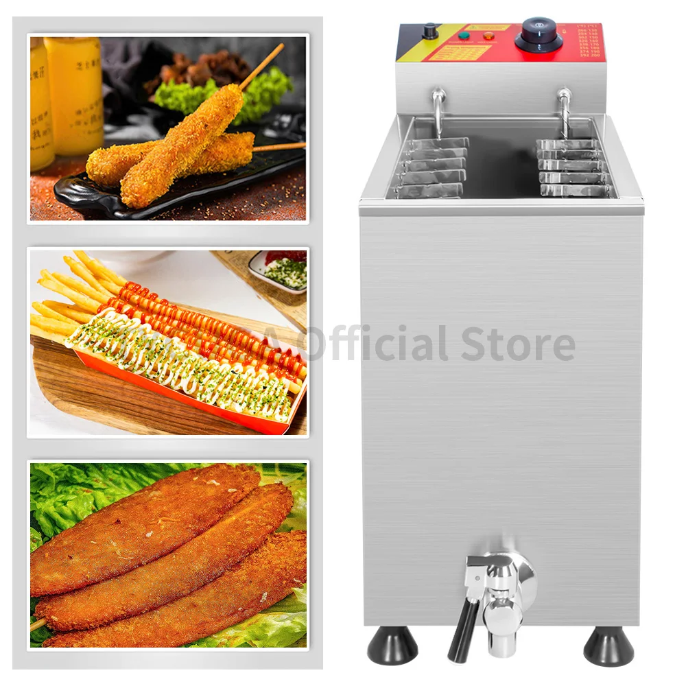 Commercial Automatic 21L Large - Corn Dog Stick ulasan dan harga