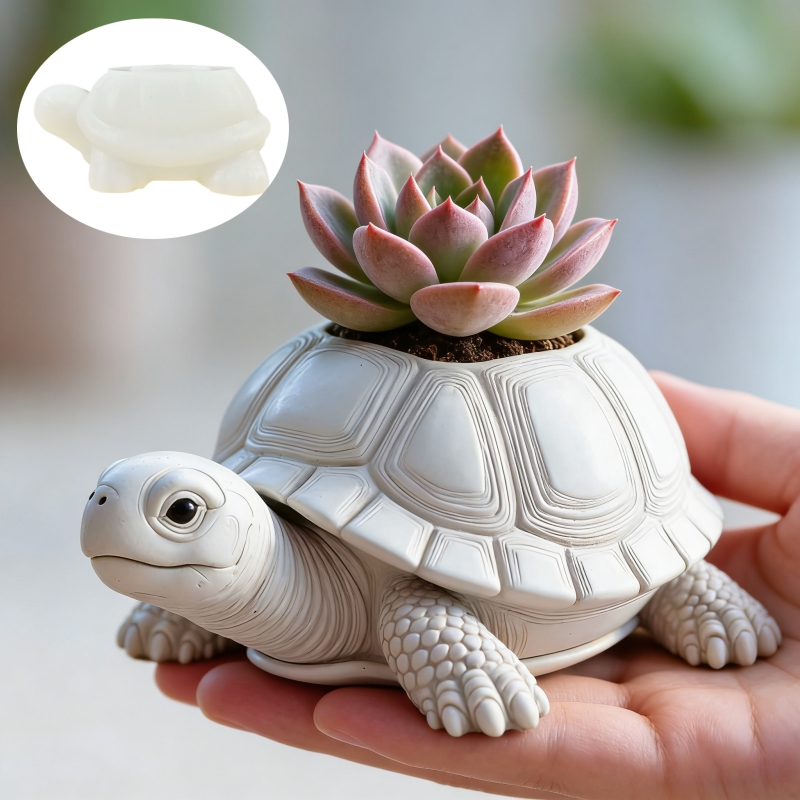 Wolf Head Shaped Flower Pot Pe - Potsticker Mold ulasan dan harga