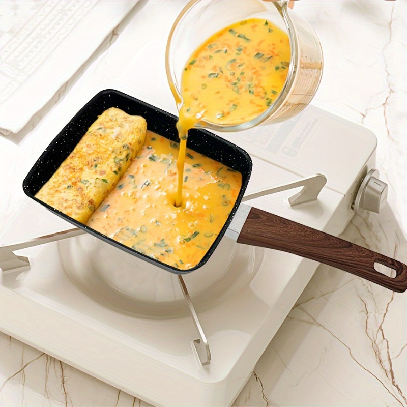 1PCS Egg Fry Pan Square Cast I - Cast Iron Corn ulasan dan harga