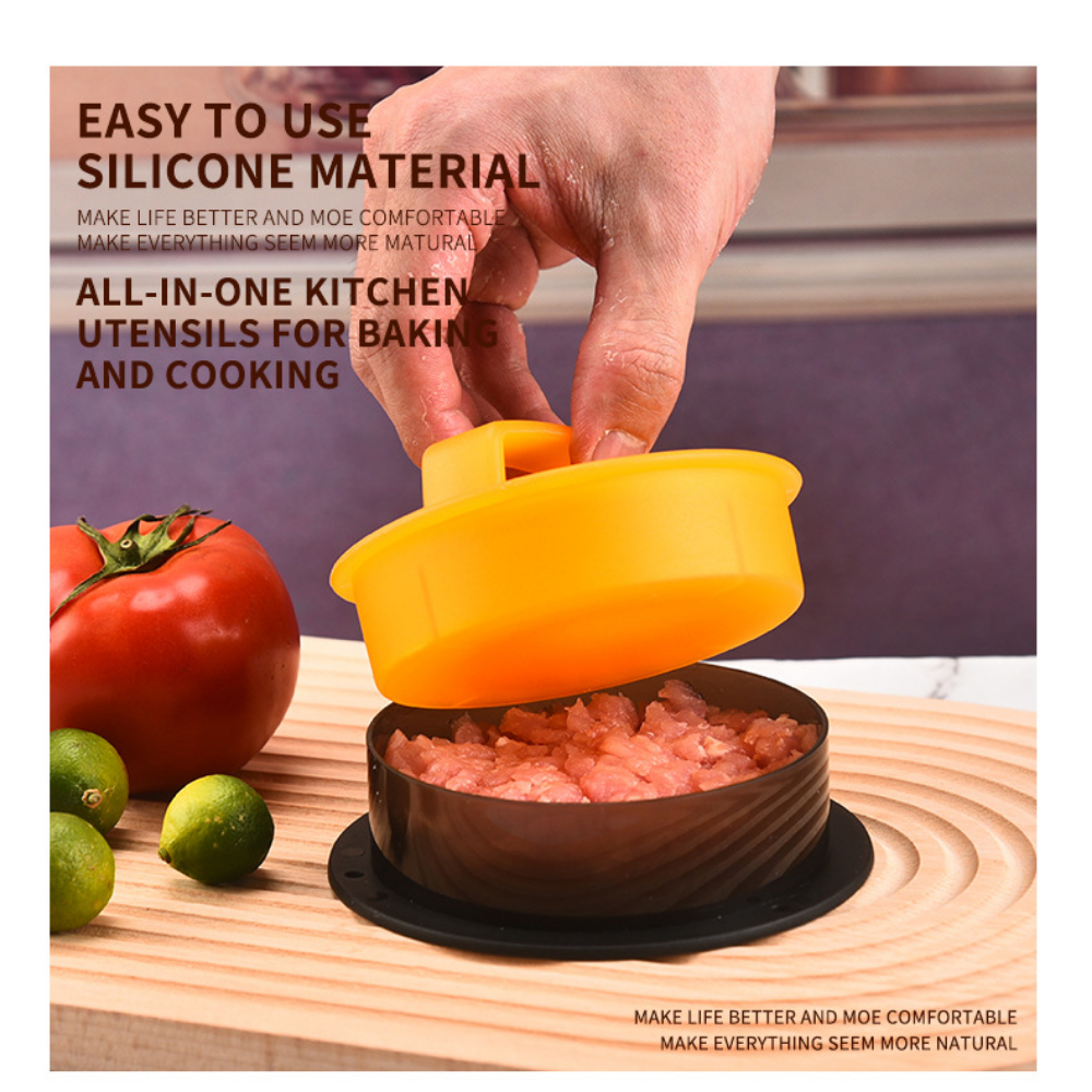 Round Hamburger Burger Press B - Hot Dog Press ulasan dan harga