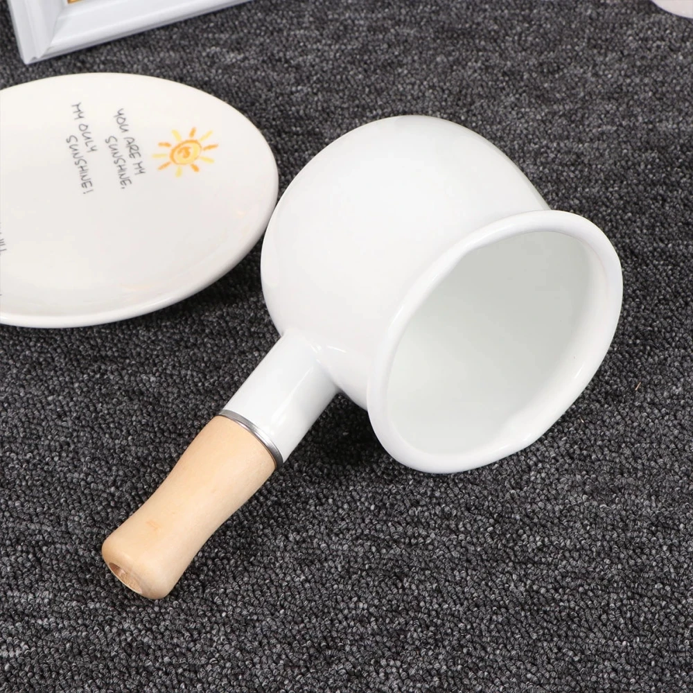 Milk Pot Pan Clay Cooking Clas - Cast Iron Corn ulasan dan harga