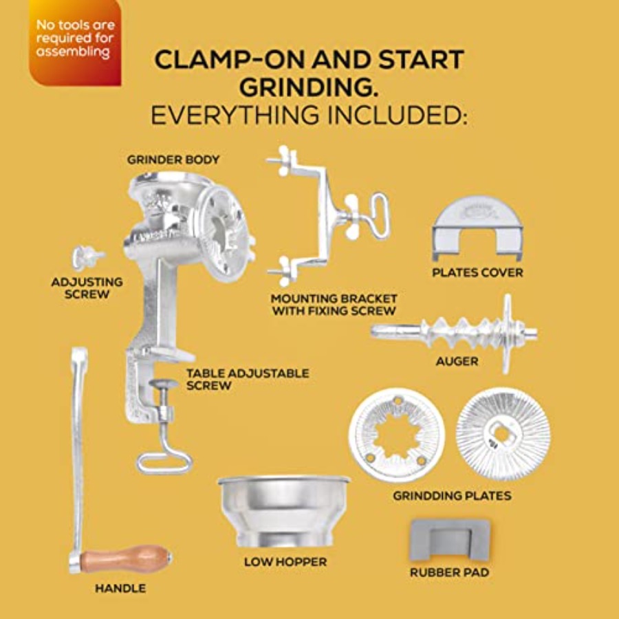 Corn Grinder with Low Hopper,  - Cast Iron Corn ulasan dan harga