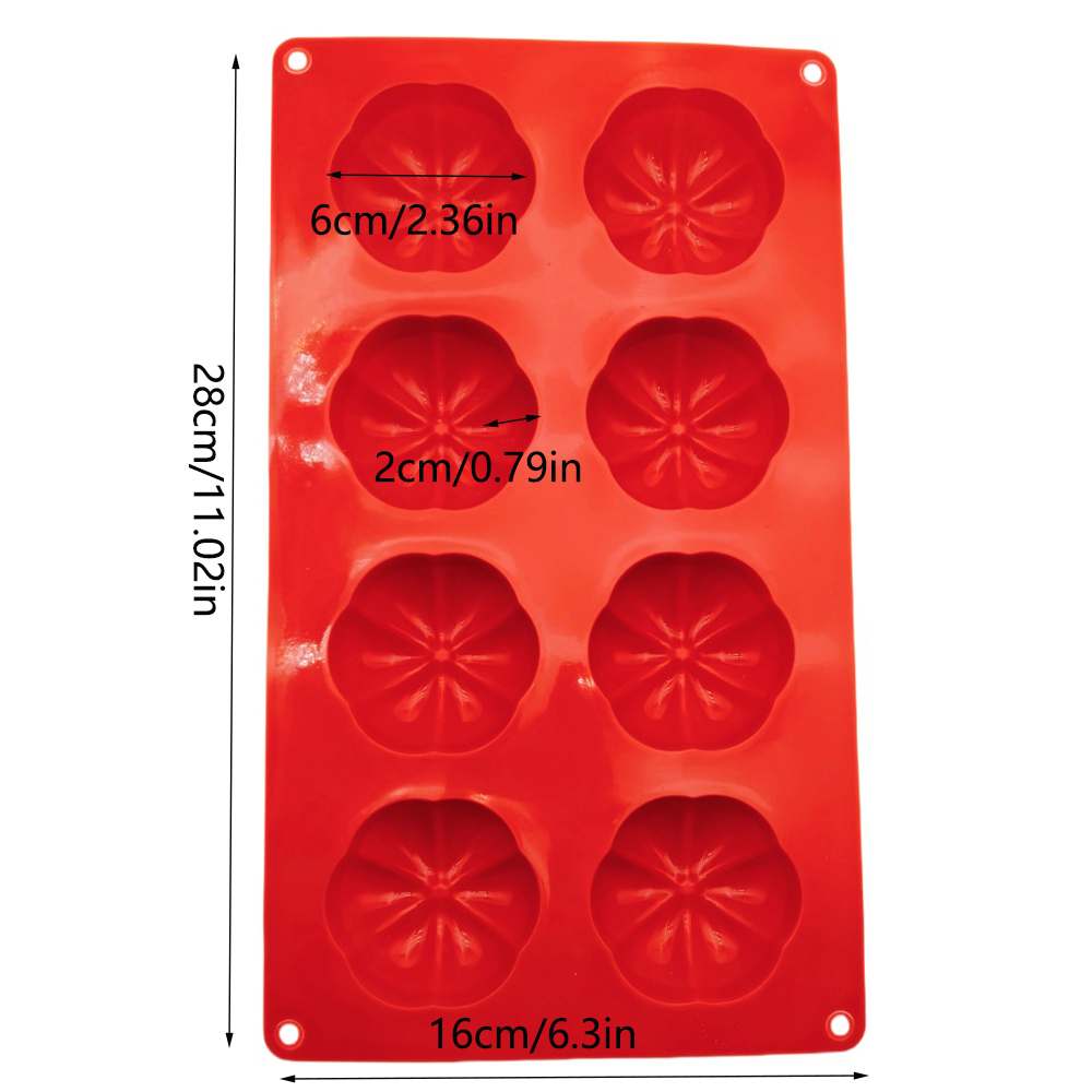 New Arrival 8 Hole 6 Petal Sha - Donut Mold Silicone ulasan dan harga