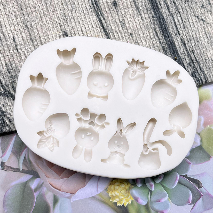 Easter Bunny Rabbit Radish Sil - Bunny Cake Mold ulasan dan harga