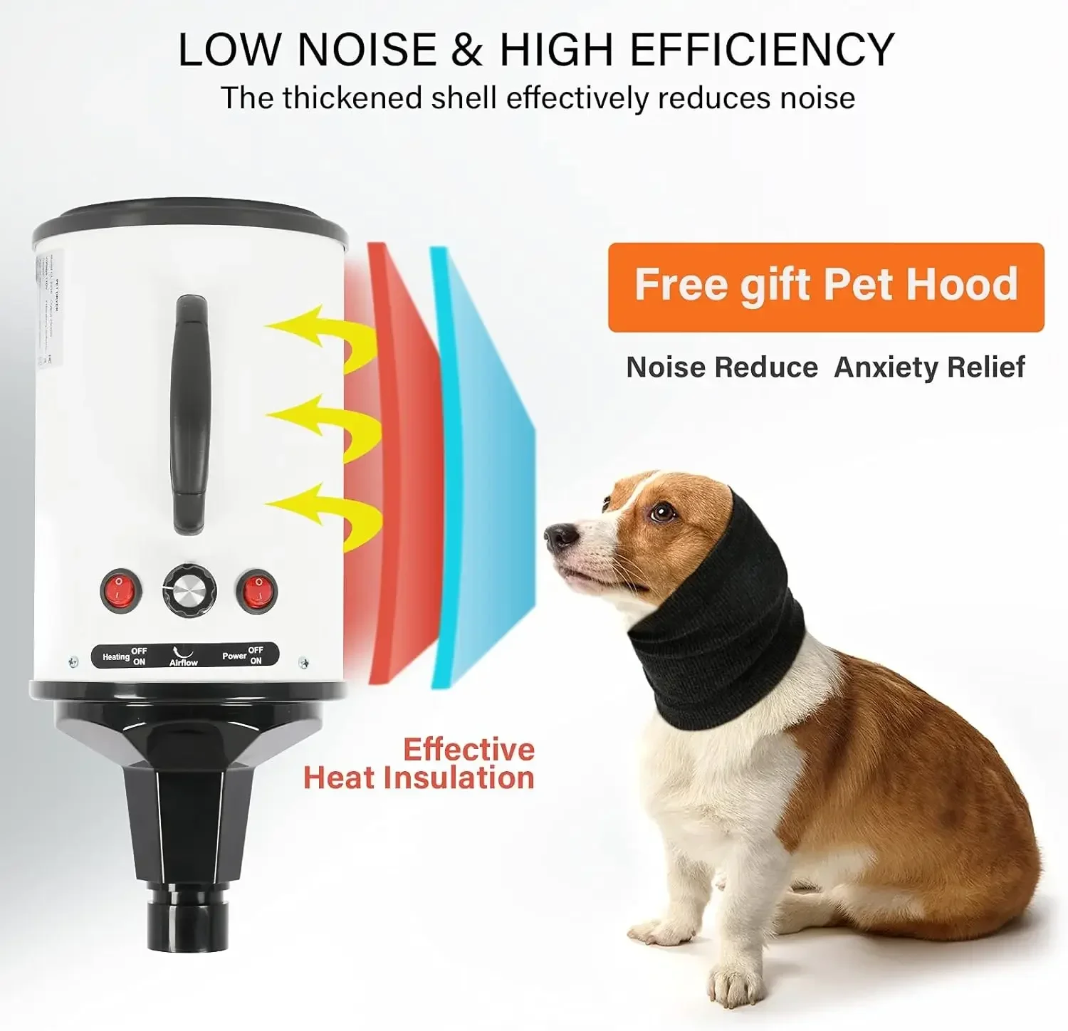 2800W Pet Hair Dryer for Dogs  - Hot Dog Press ulasan dan harga