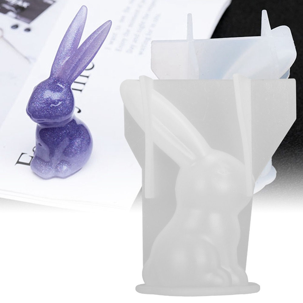 Silicone 3D Rabbits Resin Moul - Bunny Cake Mold ulasan dan harga