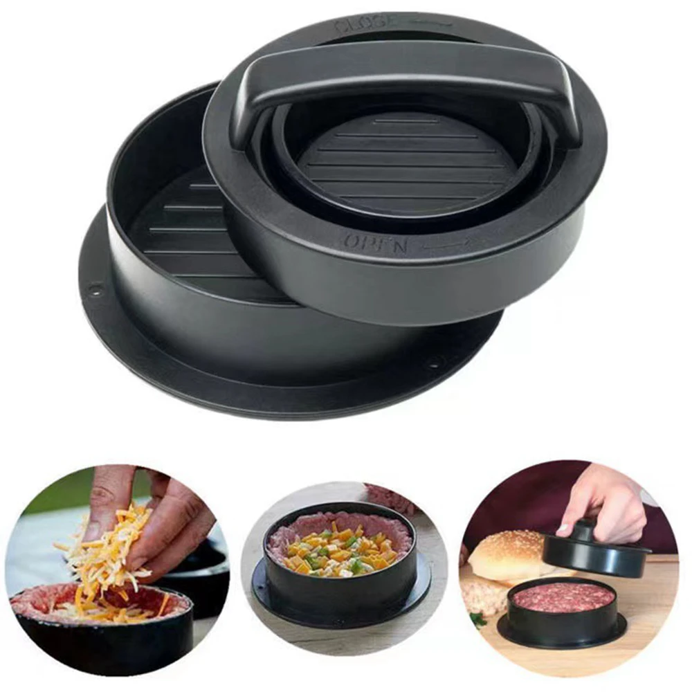 Round Hamburger Burger Press B - Hot Dog Press ulasan dan harga