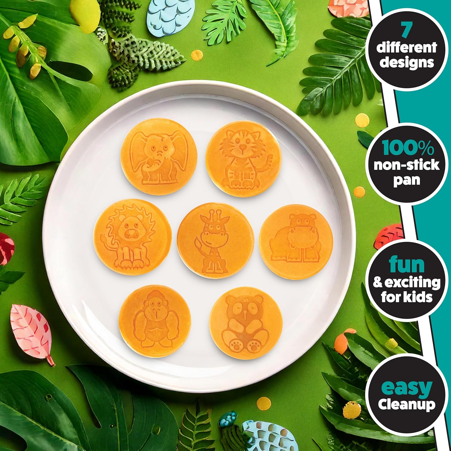 Animal Mini Pancake Pan - Make - Mini Pancake Griddle ulasan dan harga