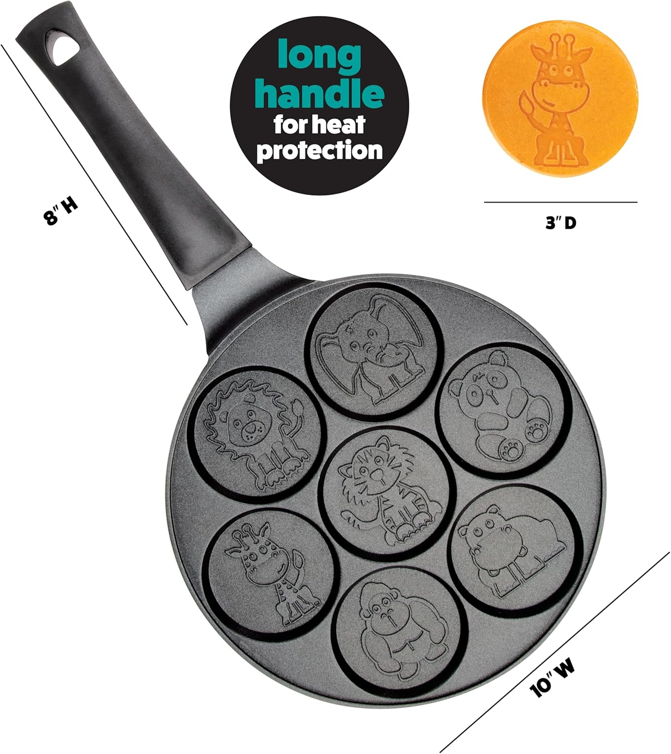 Animal Mini Pancake Pan - Make - Mini Pancake Griddle ulasan dan harga
